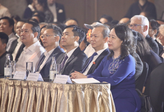 La vice-présidente Vo Thi Anh Xuan à la cérémonie d'ouverture du Festival du film asiatique de Da Nang 2024. Photo: VNA xuan 1.jpeg