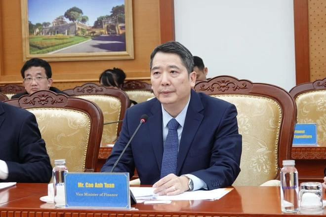 Cao Anh Tuan, vice-ministre vietnamien des Finances. Photo : comité d'organisation/Vietnam+ ong-cao-anh-tuan-3394.jpg.webp