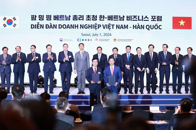 Les deux pays ont conclu 23 accords de coopération dans de nombreux domaines. Photo: VNA chinh 2.jpg