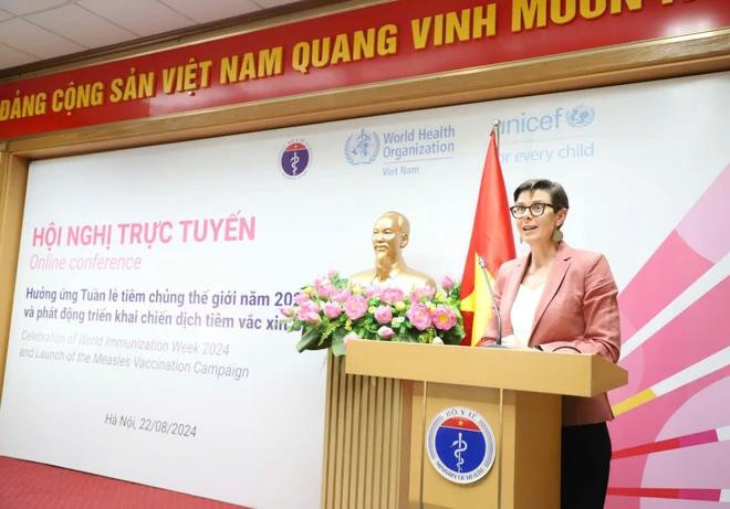 Angela Pratt - Représentante de l'OMS au Vietnam. (Photo : PV/Vietnam+) 003.webp