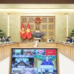 Le Premier ministre Phạm Minh Chính a présidé, le 7 janvier, une conférence en ligne pour évaluer la mise en œuvre de la « Campagne Quang Trung ». Photo : VNA