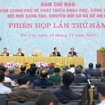 La 5e réunion du Comité de pilotage gouvernemental pour le développement de la science et de la technologie, de l’innovation, de la transformation numérique et du Projet 06. Photo : VNA