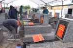 Au cimetière des martyrs de Duy Tan, situé dans le quartier de Nhi Chieu, de nombreuses stèles portent encore la mention « Identité inconnue ». Photo: VNA 
