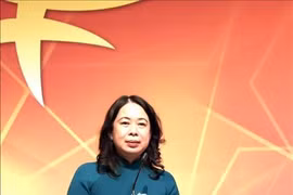La vice-présidente Vo Thi Anh Xuân au Sommet mondial des femmes 2025 à Berlin. Photo: VNA