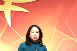La vice-présidente Vo Thi Anh Xuân au Sommet mondial des femmes 2025 à Berlin. Photo: VNA
