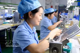 Le secteur manufacturier a attiré 7,07 milliards de dollars d'IDE au premier trimestre. Photo: VNA