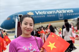Vu Hoang Thanh Loan, directrice de la société internationale d'import-export Lacina en Chine. Photo: VNA