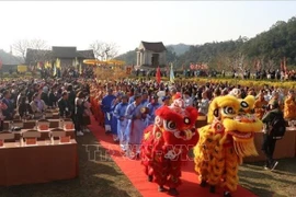 Ouverture de la fête printatière du site de Yen Tu. Photo: VNA