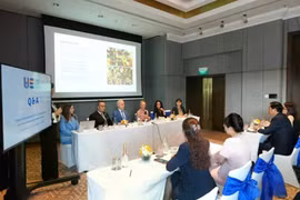 La conférence de presse annonçant le salon Premium Beverage Experience Vietnam 2026, le 9 juin dans la mégapole du Sud. Photo: lecourrier.vn