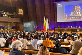 Panorama de la 47e session du Comité du patrimoine mondial de l’UNESCO. Photo: VNA