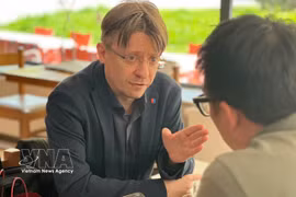 Le secrétaire général du Parti communiste suisse, Massimiliano Ay. Photo: VNA