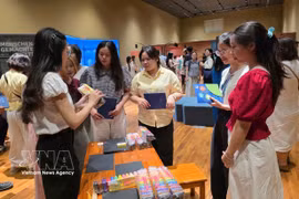 Exposition scientifique "Univers - Homme - Intelligence" au Musée de Da Nang. Photo: VNA