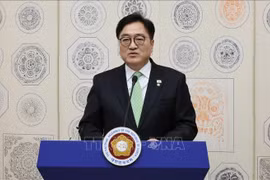 Le président de l’Assemblée nationale de la République de Corée, Woo Won Shik. Photo: VNA