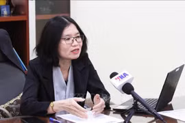 Sokmom Nimul, directrice générale de l’Agence de presse cambodgienne. Photo: VNA