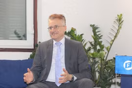 Le professeur Andreas Stoffers – directeur national de l'Institut Friedrich Naumann pour la liberté (FNF) au Vietnam. Photo: baoquocte.vn