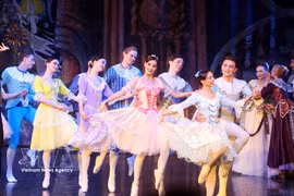 Des artistes du Russian State Ballet. Photo: VNA