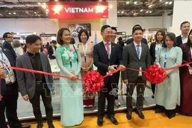 Inauguration du pavillon de Hô Chi Minh-Ville à l’ITB Asia 2025. Phôt: VNA