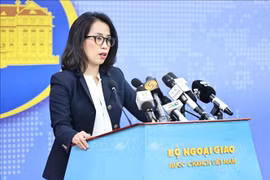 La porte-parole du ministère des Affaires étrangères, Pham Thu Hang. Photo: VNA