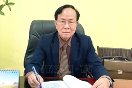 Le professeur et docteur Dinh Van Chiên, vice-président et secrétaire général de l’Association vietnamienne de l’édition scientifique, également directeur de l’Institut des sciences et technologies de la mécanique, de l’automatisation et de l’environnement. Photo: VNA