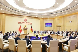 La 3ᵉ réunion du Comité mixte Vietnam–Allemagne sur la coopération économique et commerciale à Hanoï. Photo: VNA