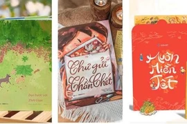 Trois livres qui seront publiés au Royaume-Uni. Photo: thethaovanhoa.vn