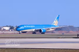 Vietnam Airlines commence à exploiter la ligne directe Hanoï-Amsterdam à partir du 16 juin. Photo: VNA