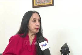 La professeure Reena Marwah, de l’Université de Delhi et secrétaire générale de l’Association des spécialistes de l’Asie (AAS). Photo: VNA