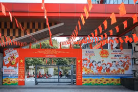 Bureau de vote n°1 du quartier de Tay Ho, à Hanoï. Photo: VNA