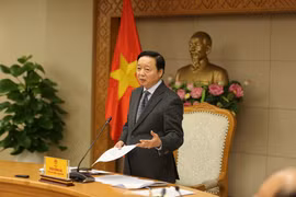 Le vice-Premier ministre Tran Hong Ha préside la 29e réunion du Comité de pilotage national sur la lutte contre la pêche INN. Photo: VNA