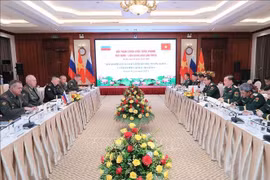 Panorama du 8e Dialogue stratégique de défense Vietnam - Russie à Hanoï. Photo: VNA