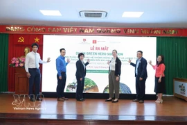 Lancement du projet « Green Hero Solution – Modèle circulaire pour un système agricole et alimentaire adapté au changement climatique au Vietnam ». Photo: VNA