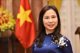 L’ambassadrice du Vietnam au Sri Lanka, Trinh Thi Tâm. Photo: VNA