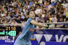 La joueuse Nguyen Thuy Linh. Photo: VNA