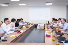 Réunion consacrée au lancement du projet SMS-MP. Photo: BNews