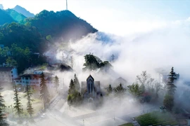 En 2025, Sapa a gagné 15 places dans le classement des 100 meilleures destinations d'Asie. Photo: VNA