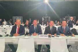 Le vice-PM Ho Duc Phoc (centre) à la 4e Conférence internationale sur le financement du développement. Photo: VNA