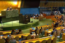 Séance plénière de l'Assemblée générale des Nations Unies. Photo: VNA