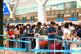 Le 20 février, l’aéroport international de Tan Son Nhat devrait accueillir plus de 170 000 passagers. Photo: vietnamnet.vn