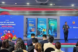 Séminaire « Un Têt en sécurité – sans crainte du Deepfake » à Hanoï. Photo: VNA