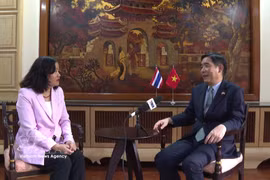 L’ambassadeur du Vietnam en Thaïlande, Pham Viet Hung lors d'une interview accordée à l’Agence vietnamienne d’information. Photo: VNA