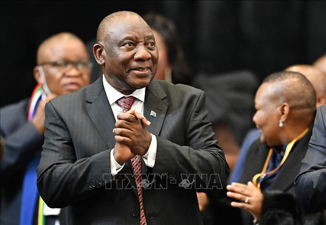 Le président sud-africain Cyril Ramaphosa. Photo : VNA/Xinhua 