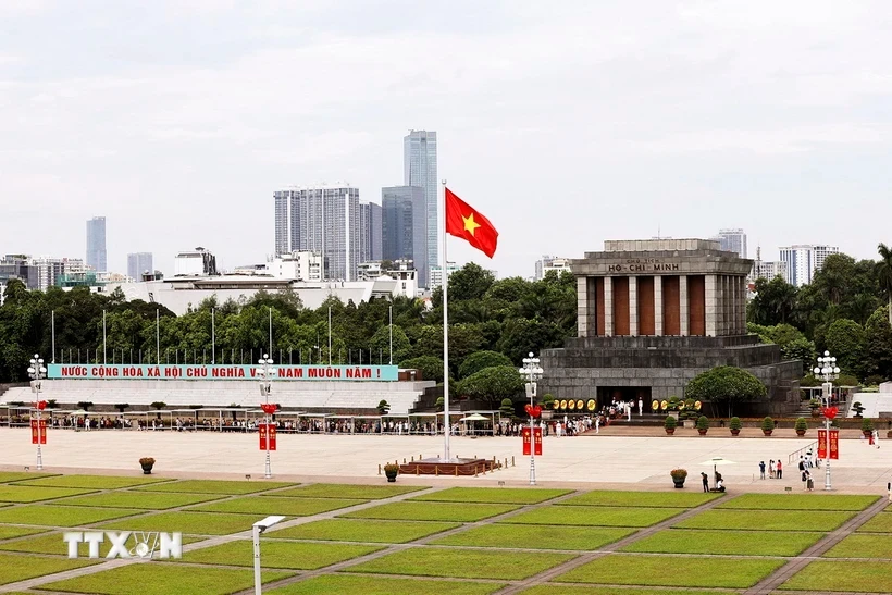 La place historique de Ba Dinh, à Hanoi, le 2 septembre 2024. Photo: VNA