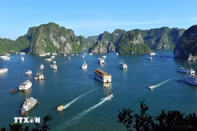 La baie d'Ha Long. Photo: VNA