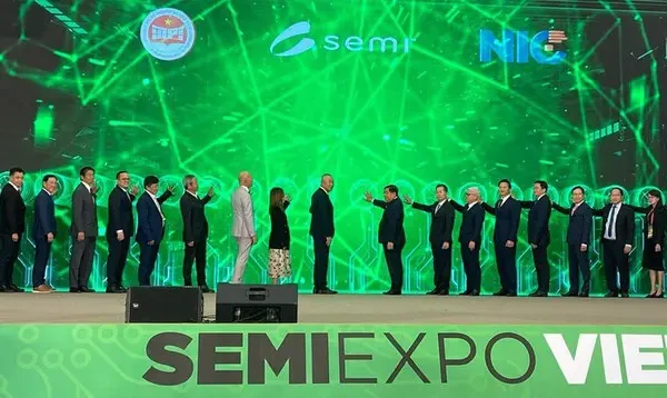 La première exposition internationale des semi-conducteurs au Vietnam s’ouvre à Hanoi. Photo: NIC