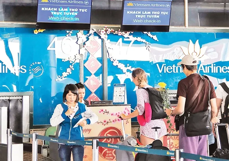 Aéroport international de Nôi Bai, à Hanoi. Photo: nhandan.vn