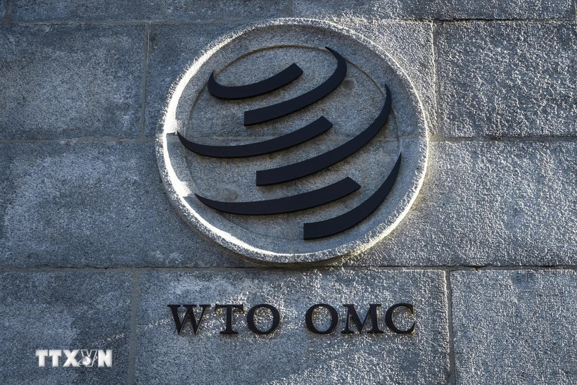 Symbole de l'OMC à Genève. Photo: AFP/VNA