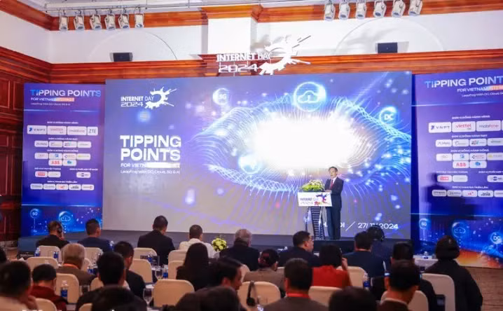 Vu Hoang Liên, président de l’Association d’internet du Vietnam. Photo: baodautu.vn