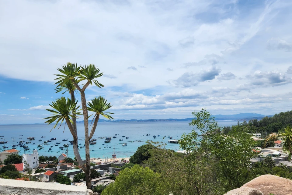  L'île a une superficie de 365 hectares. Elle est à environ 20 km de la ville de Quy Nhon et à 6 km du chef-lieu de Song Cau, province de Phu Yen. Photo : VNA