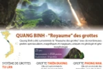 QUANG BINH - “Royaume” des grottes