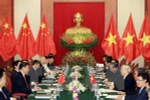 Entretien entre Nguyen Phu Trong et Xi Jinping